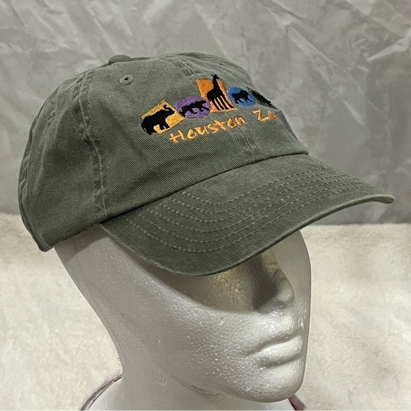 Royal Headwear for Houston Zoo's Adjustable Grey Cotton Ball Cap - Picture 4 of 8